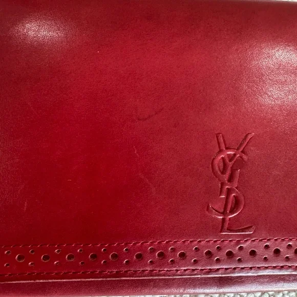 Yves Saint Laurent Crimson Leather Accessory - Picture 12 of 16